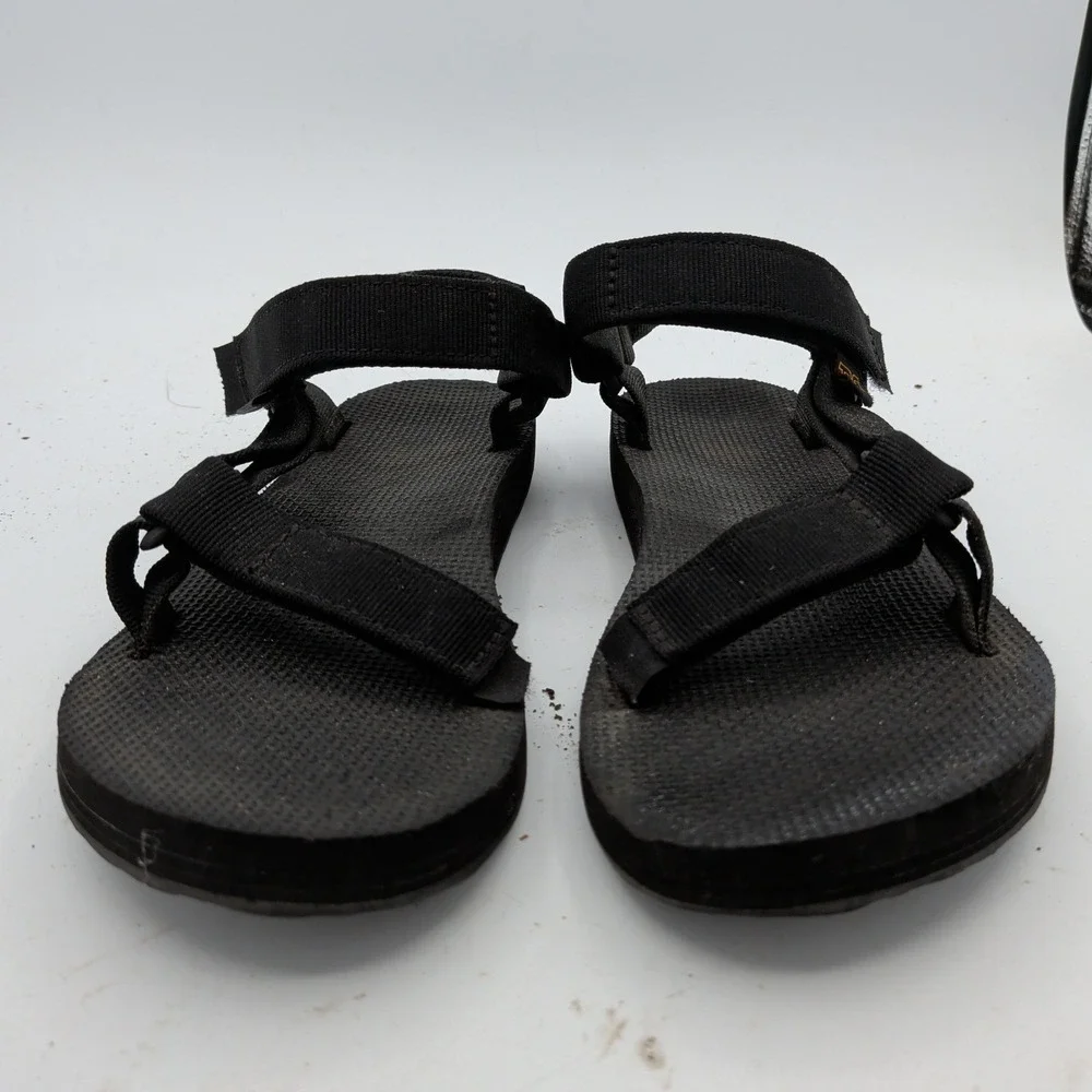 Teva Original Universal Black Sport Sandals Mens 7 Womens 9 1003987 Hiking Shoes